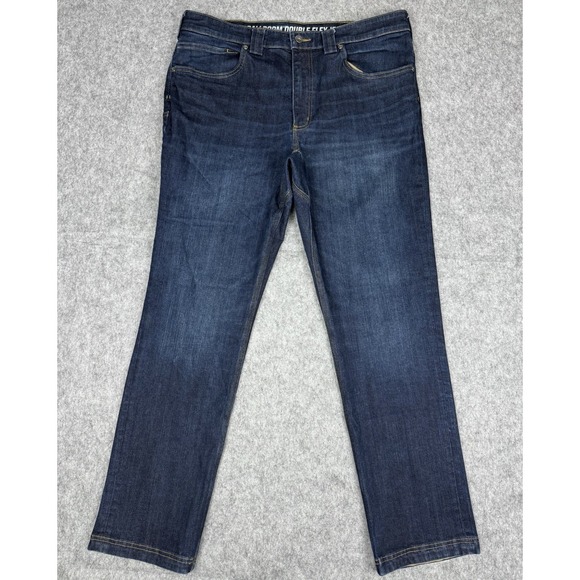 Duluth Trading Co Other - Duluth Trading Co Ballroom Double Flex Jeans Men 36x32 Slim Fit Dark Wash EUC